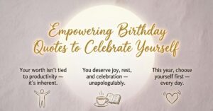birthday quotes for yourself