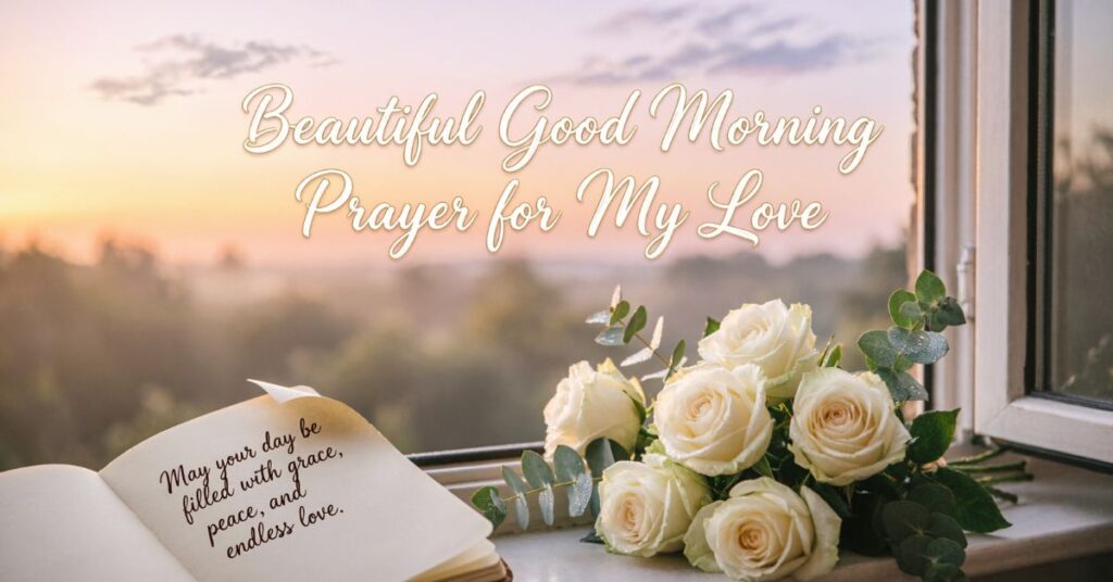 heart touching good morning prayer for my love