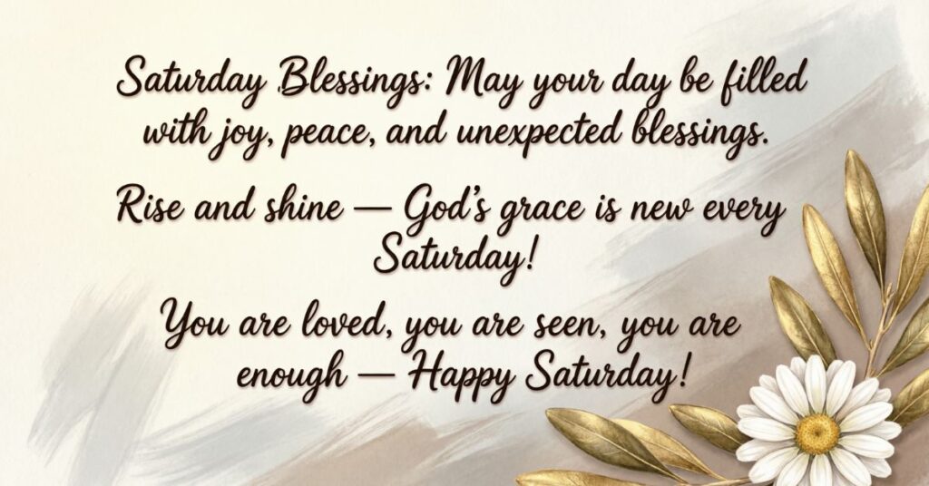 african american saturday blessings
