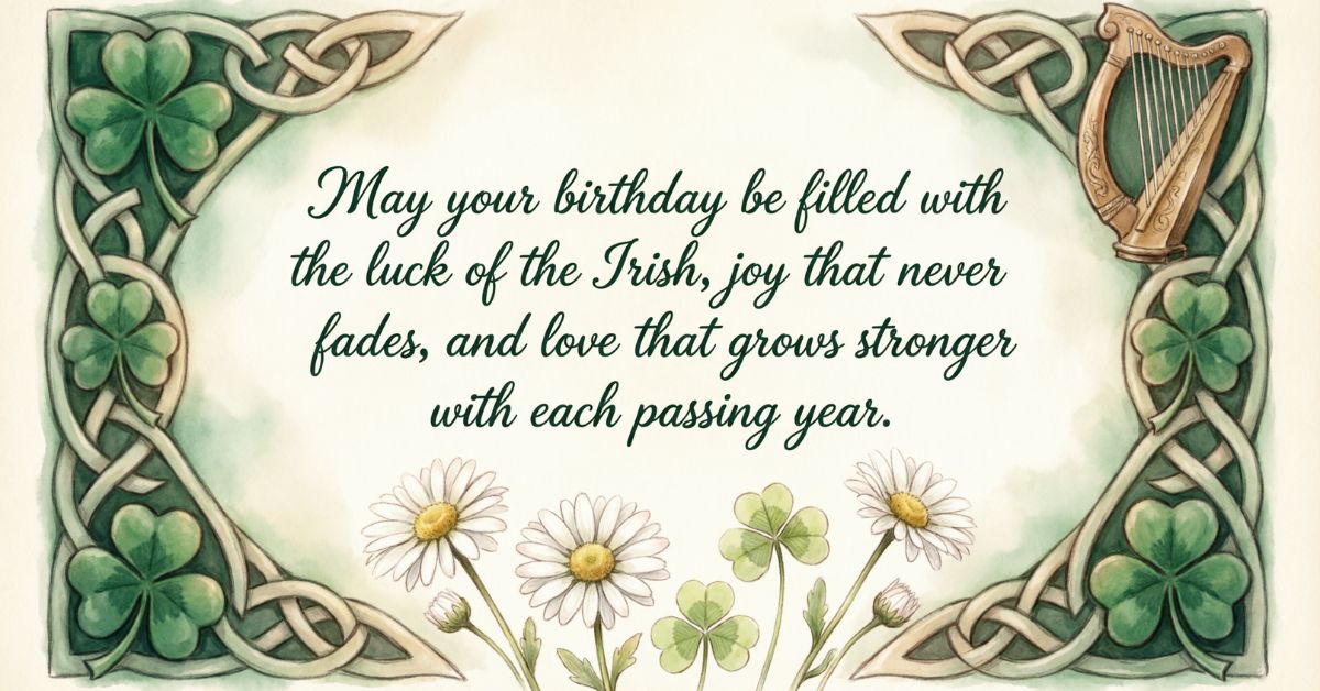 irish birthday blessing