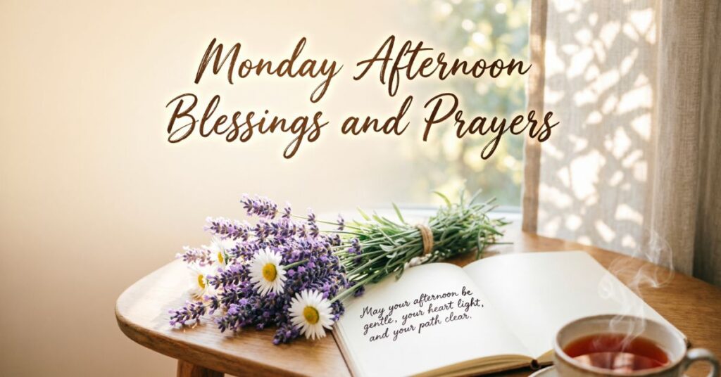 monday afternoon blessings