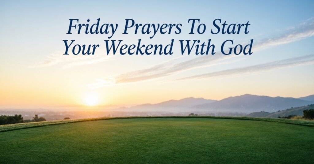 prayers on friday 