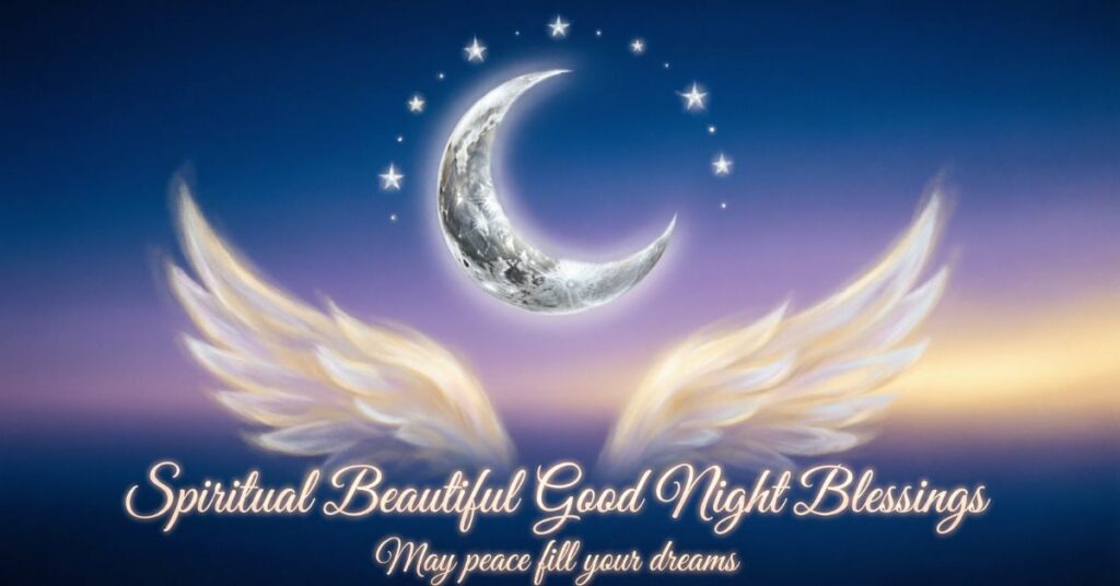 spiritual beautiful good night blessings