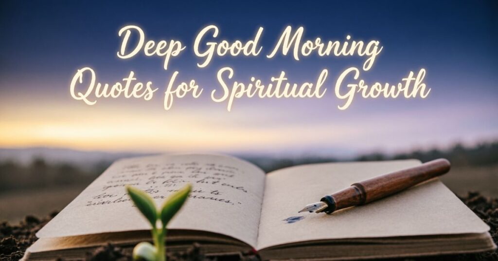 heartfelt deep meaningful good morning life quotes