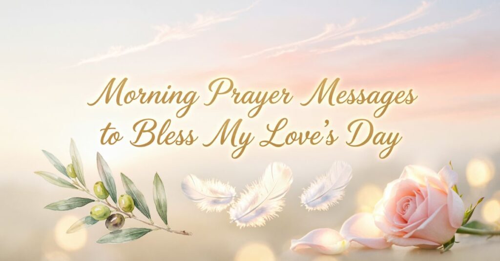 good morning prayer message for my love