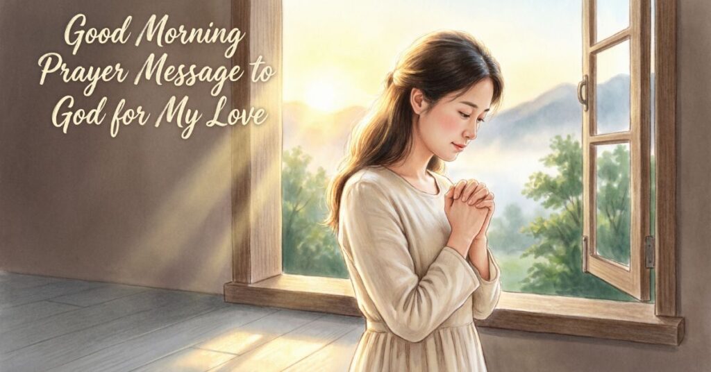 good morning prayer message for my love