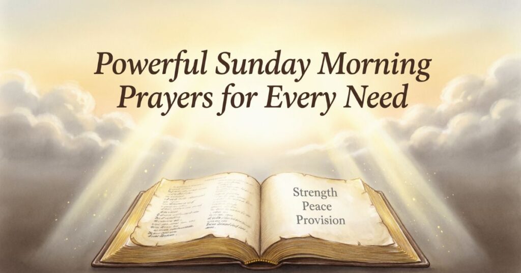inspirational good morning sunday blessings