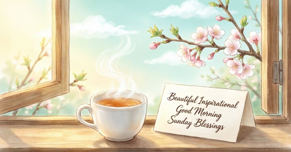 inspirational good morning sunday blessings