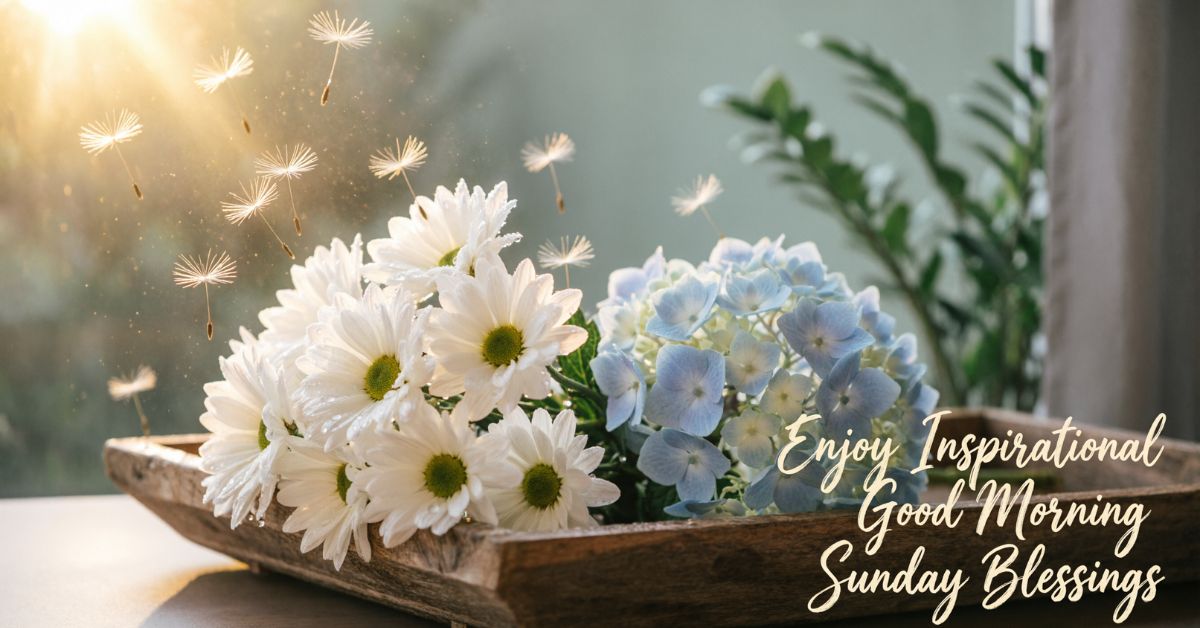 inspirational good morning sunday blessings