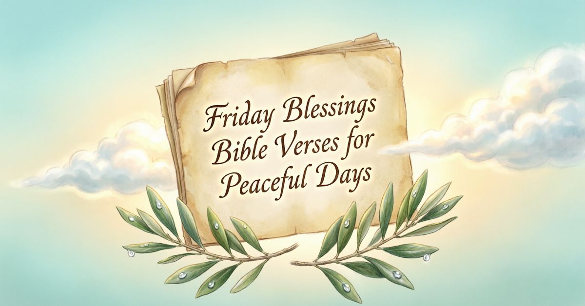 friday blessings bible verses