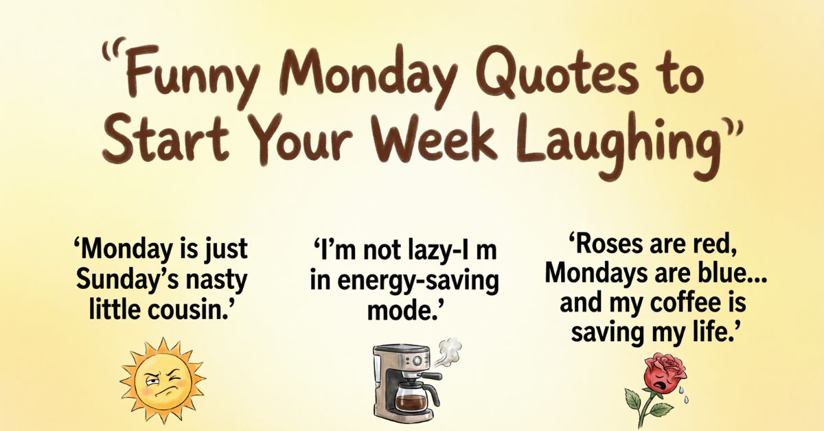 funny monday quotes​