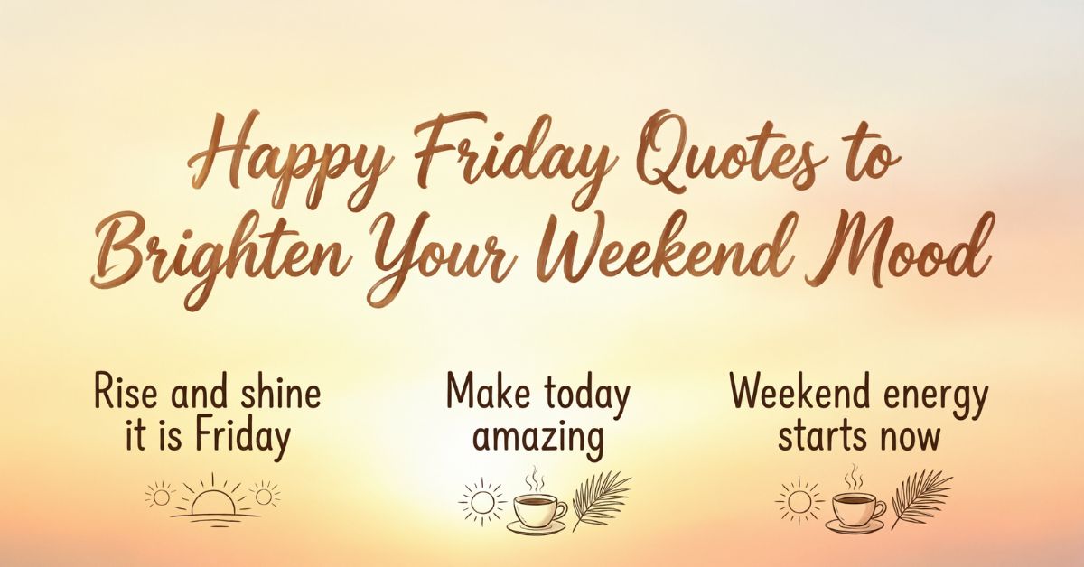 Happy Friday Quotes