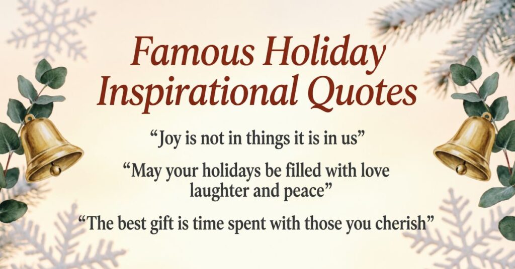 holiday inspirational quotes​