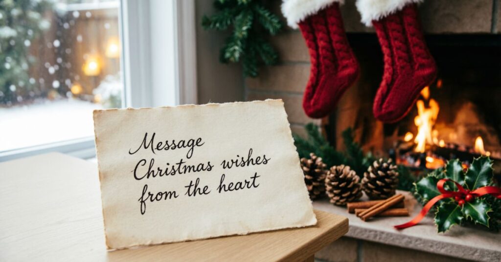 message christmas wishes