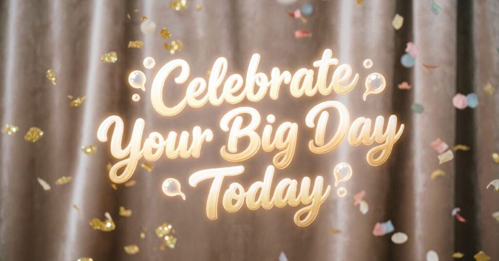 birthday message to me 