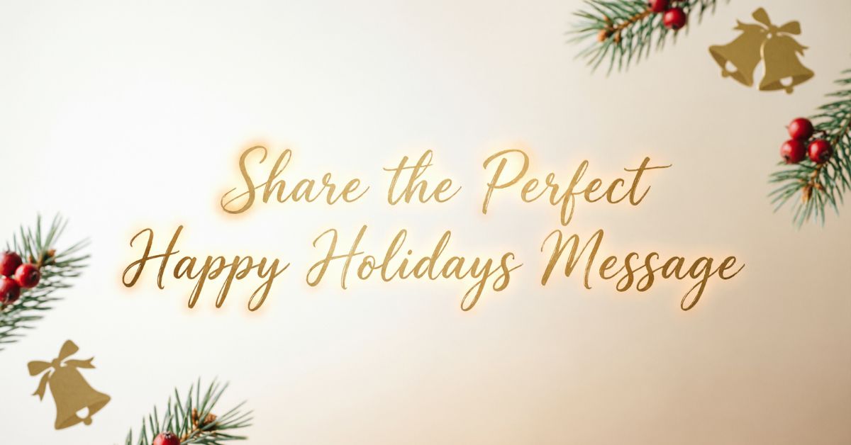 happy holidays message